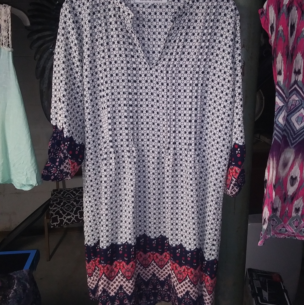 Knee length dress